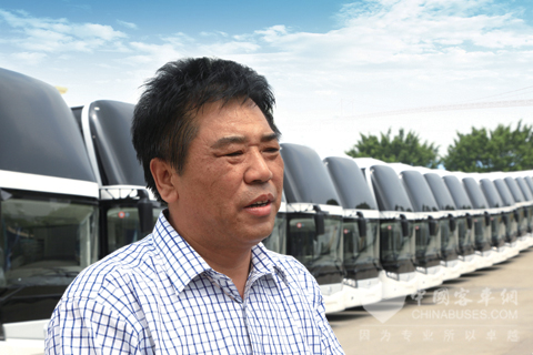 无锡市锦江旅游客运有限公司董事长邵祥明接受采访
