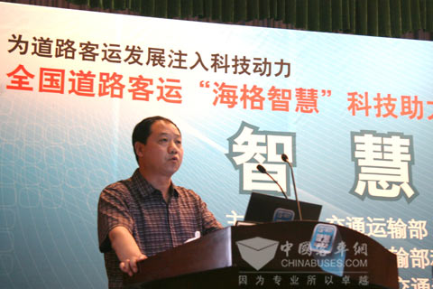 陕西恒泰汽车运输（集团）有限公司副总经理张继孝介绍使用G-BOS经验