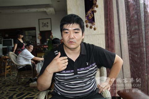 洛阳汇宾旅汽董事长郝丰乐对宝斯通赞不绝口