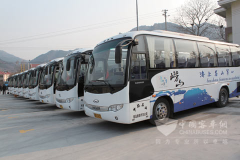 崂山风景区区间海格观光车