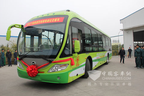 恒通电动客车公司首台客车