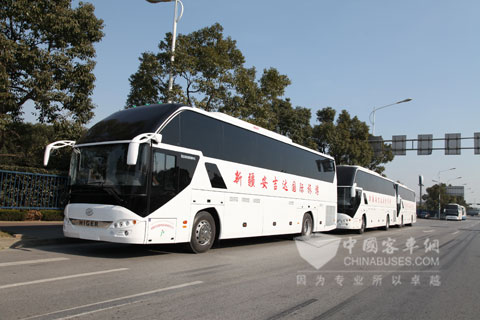 开赴新疆的海格LNG大巴