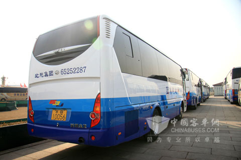 连续四年服务“两会”的海格客车