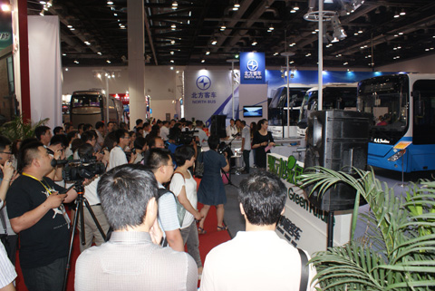 中通客车全球品牌主张发布会现场