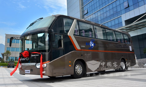 搭载龙翼的比赛用车尽显大金龙的科技创新魅力