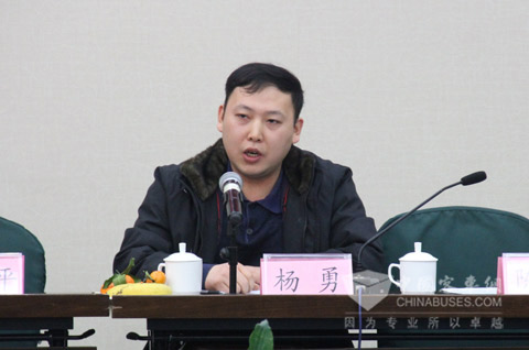 广西玉柴机器股份有限公司部长助理杨勇