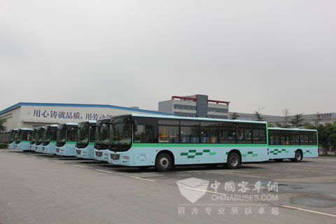 恒通燃气客车再获宝鸡公交青睐