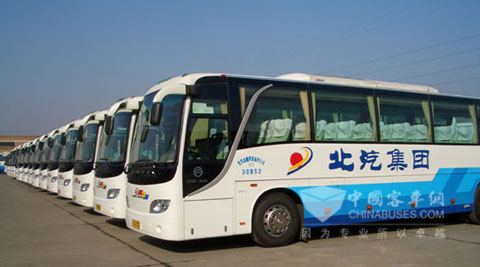 北汽集团旅游客运车队