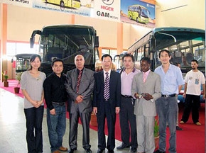 海格客车携8大系列车型亮相阿尔及尔国际商用车展