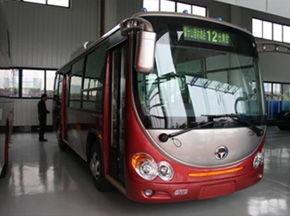 恒通新型燃气客车再进邯郸