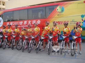 五洲龙驶进河北大学 完美服务成就安全卫士