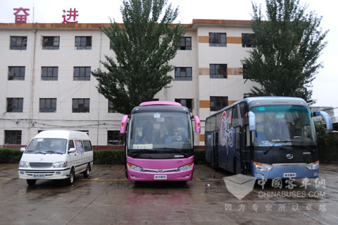 经过风雨考验后，车队抵达朔州