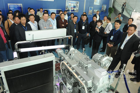 客户参观宇通客车发动机热管理系统