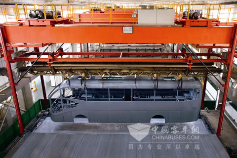 宇通整车阴极电泳生产线