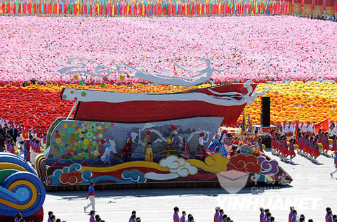 宇通制作甘肃彩车底盘