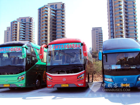 服务济南全运会的金旅客车