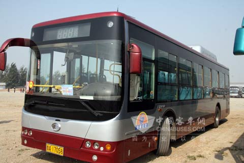 服务全运会的申龙公交产品SLK6115UF6N3
