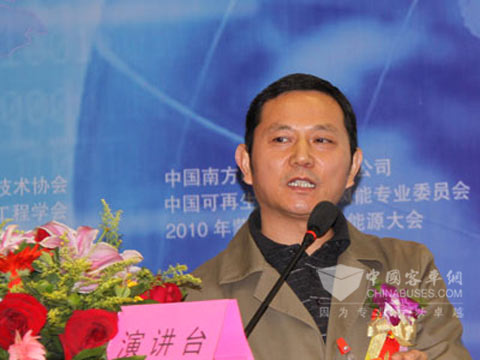 中通客车首席技术专家王钦普