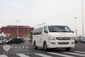 海格公务商旅车 世博会与明星同闪耀