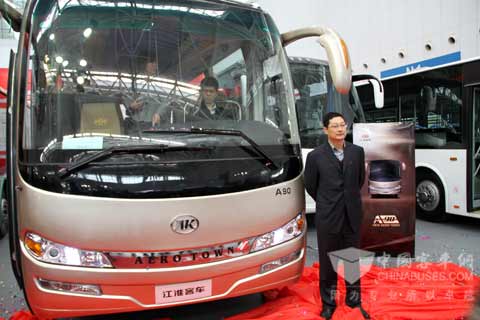 江淮客车新产品推荐会现场