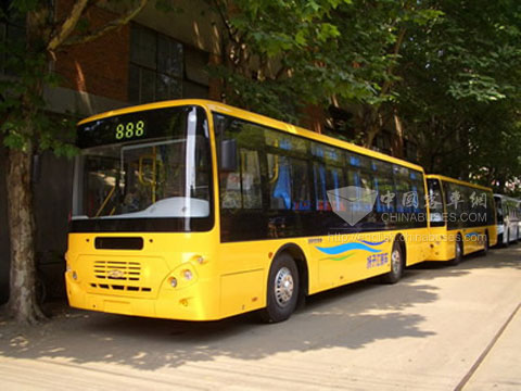 扬子江客车出口缅甸的WG6110N城市客车
