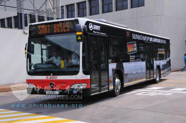 梅赛德斯—奔驰 Citaro客车在新加坡接受测试