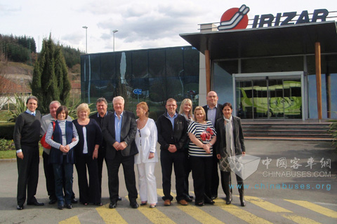 英国Plan-it Travel和 Carvers客车参加斯堪尼亚组织到西班牙伊利萨尔(Irizar)的访问