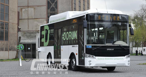 土耳其第一辆电动校车开始运营