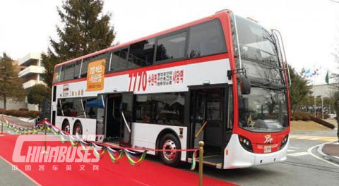 亚历山大丹尼斯双层客车在韩国试运行