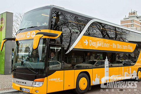 德国赛特拉双层客车即将投运机场摆渡