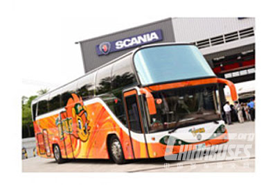 斯堪尼亚再获台湾100台客车底盘订单