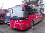 2002年10月的金旅客车，6120型，50座，后置6112玉柴发动机，气囊减震