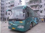 2002年6月的夏门金龙6115型，51座，后置康明斯300C发动机，ZF变速箱