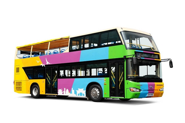 海格KLQ6119GSC5双层公交车(天然气国五24-65座)