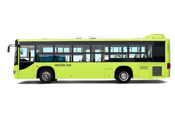 海格KLQ6109GCHEV1B公交车(天然气/电混动国五24-39座)