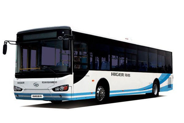 海格KLQ6129GAHEVE5E公交车(柴油/电混动国五24-42座)