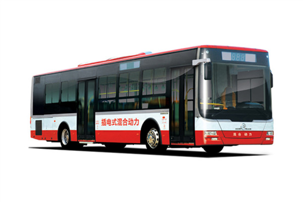 金旅XML6105JHEV85CN公交车(天然气/电混动国五20-36座)