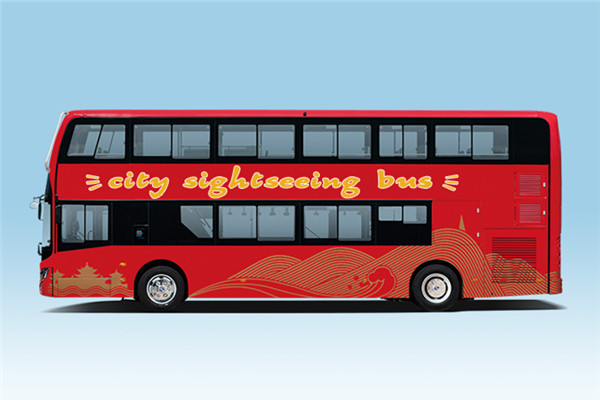 金龙XMQ6112SGBEVM双层公交车(纯电动34-63座)