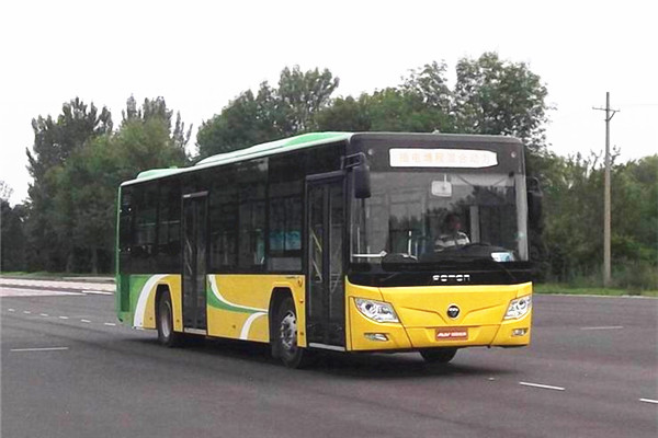 福田欧辉BJ6123CHEVCA-5插电式公交车(天然气/电混动国五22-41座)