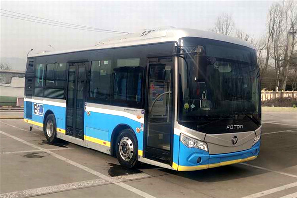 福田欧辉BJ6855SHEVCA-1插电式公交车(天然气/电混动国六15-24座)