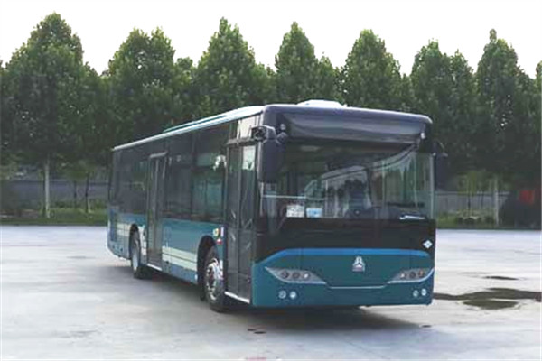豪沃JK6106GPHEVN51插电式公交车(天然气/电混动国五17-31座)