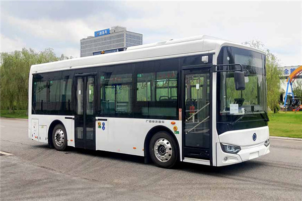 广西申龙HQK6885UBEVP1低地板公交车(纯电动17-28座)