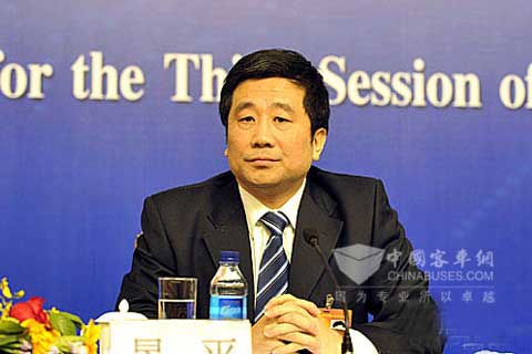 全国人大代表、玉林柴油机集团公司董事长晏平