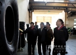 上汽依维柯红岩总经理一行来玲珑参观